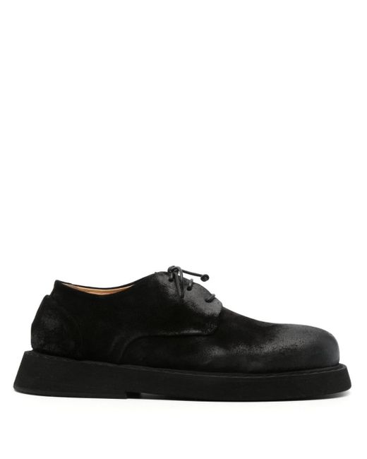 Marsèll Black Spalla Leather Derby Shoes for men