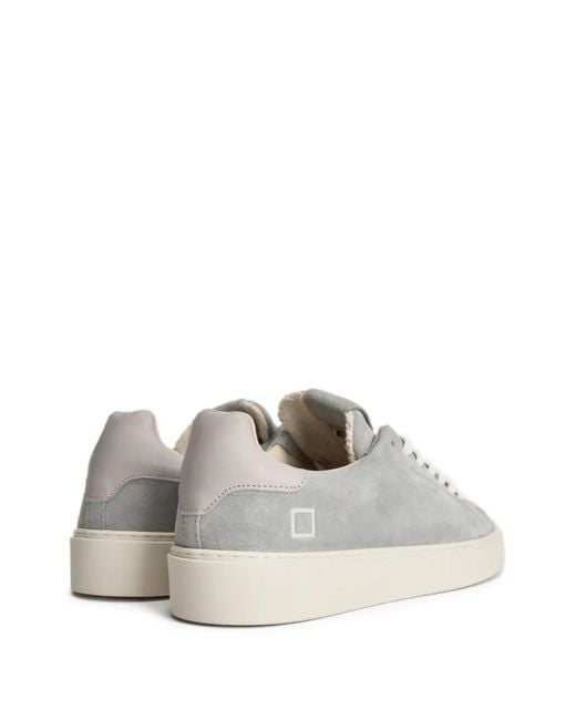 Date White Levante Lace-Up Suede Sneakers for men