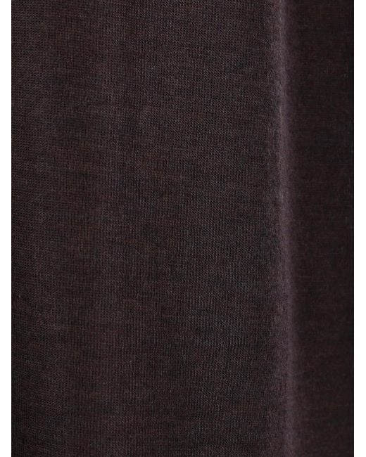 Ferragamo Brown Crew-Neck Short-Sleeve Maxi Dress