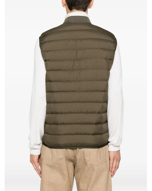 Moncler Green Froissel Quilted Gilet for men