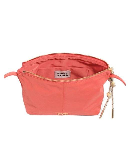 Bimba Y Lola Red Rope Strap Mini Bag