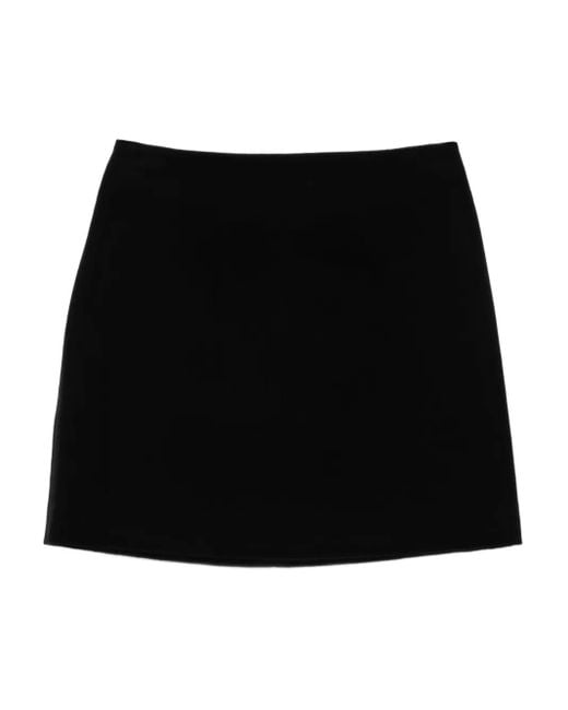 Blazé Milano Black A-Line Mini Skirt