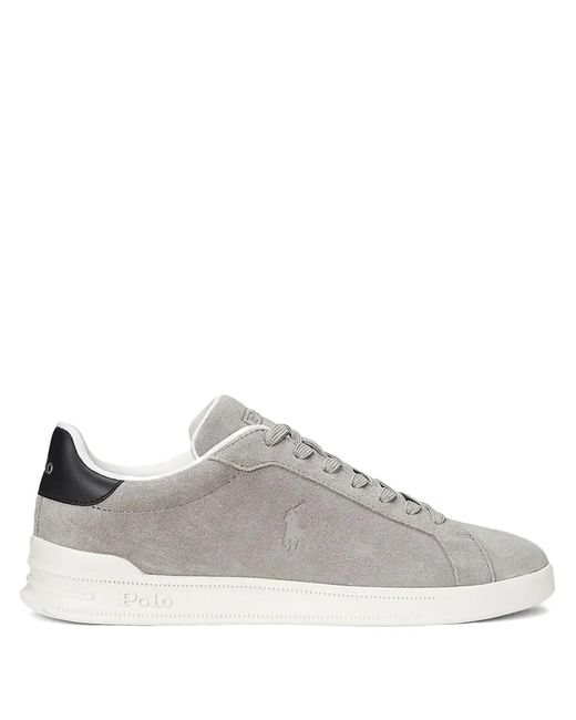 Polo Ralph Lauren Gray Suede Trainers for men