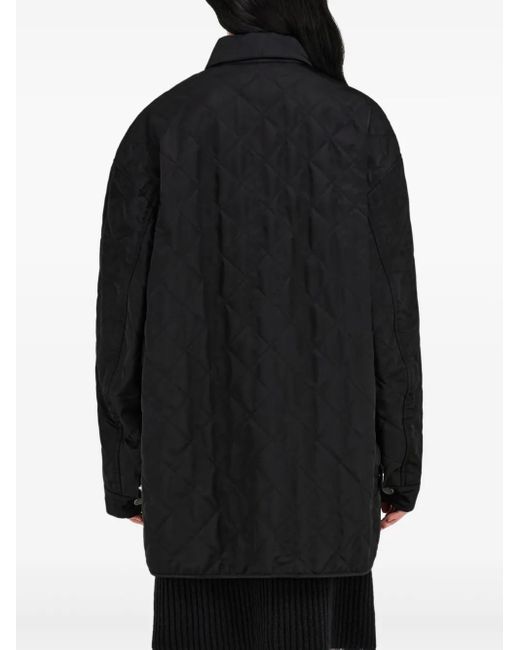 Ferragamo キルティング ブルゾン Black