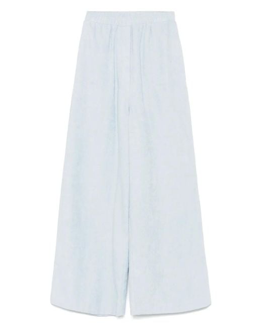 A.M.G White Cotton Trousers