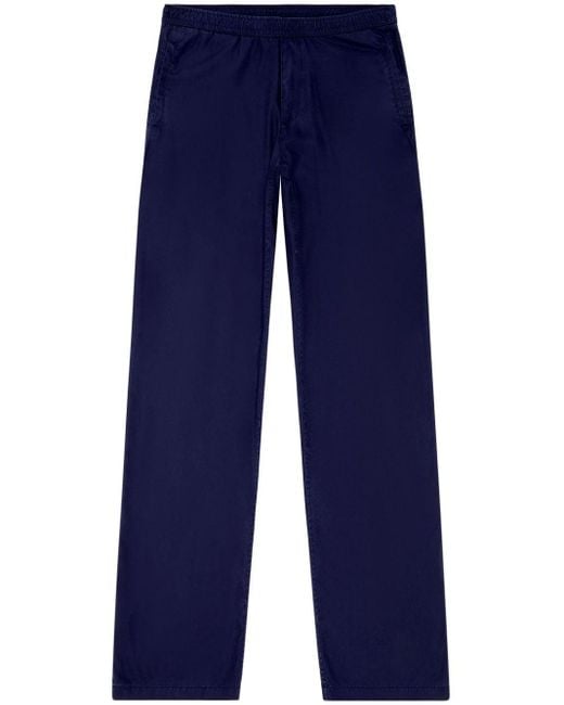 Pantalones de chándal P-Gold-Sport rectos DIESEL de hombre de color Blue