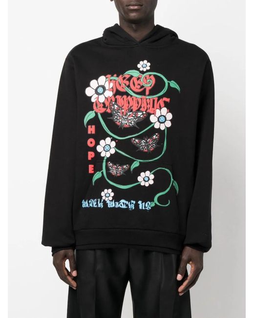 Garbage TV Black Long Sleeve Hoodie