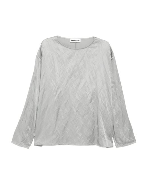 YEAREAST Gray Brassière De Sport Texturée