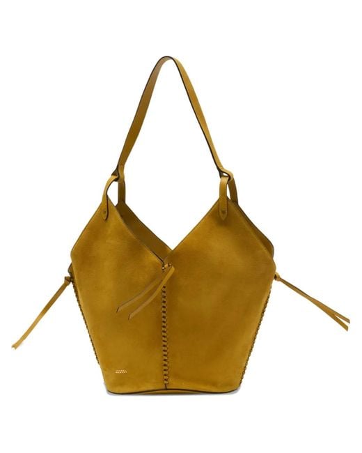 Isabel Marant Brown Tampa Suede Bucket Bag