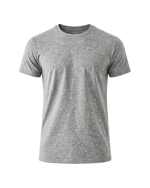 Patrick Assaraf Gray Mélange-Effect T-Shirt for men