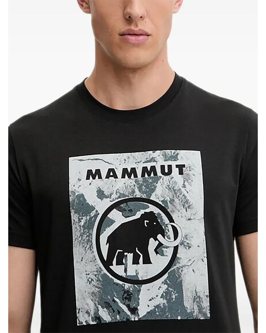 Mammut Black T-Shirt À Imprimé Graphique for men