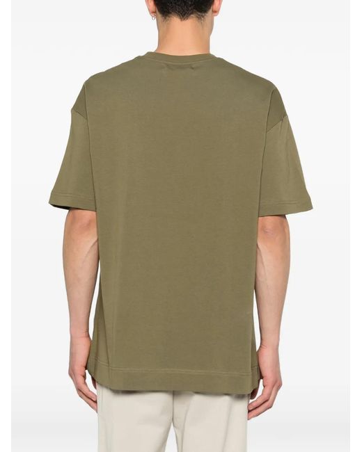 Samsøe & Samsøe Green T-Shirt Joel À Logo for men