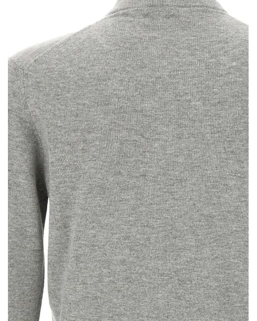 メンズ Kangra ジップアップ セーター Gray