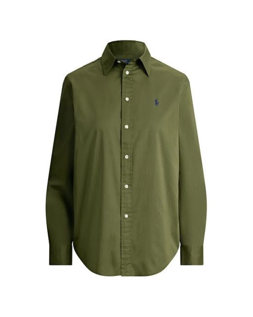 Polo Ralph Lauren Green Pony-Embroidered Shirt