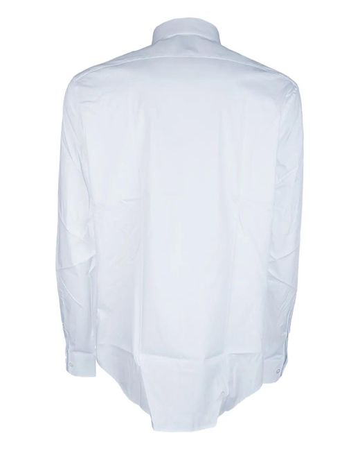 Calvin Klein White Buttoned Shirt for men