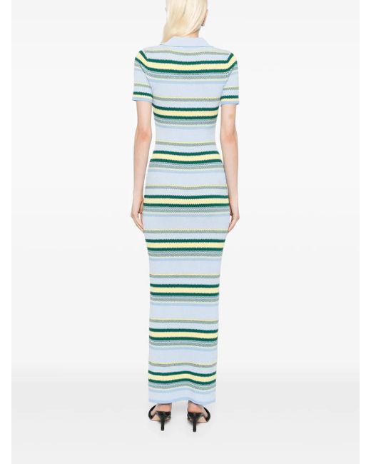 monse green dress Square Neckline Midi Length Dress