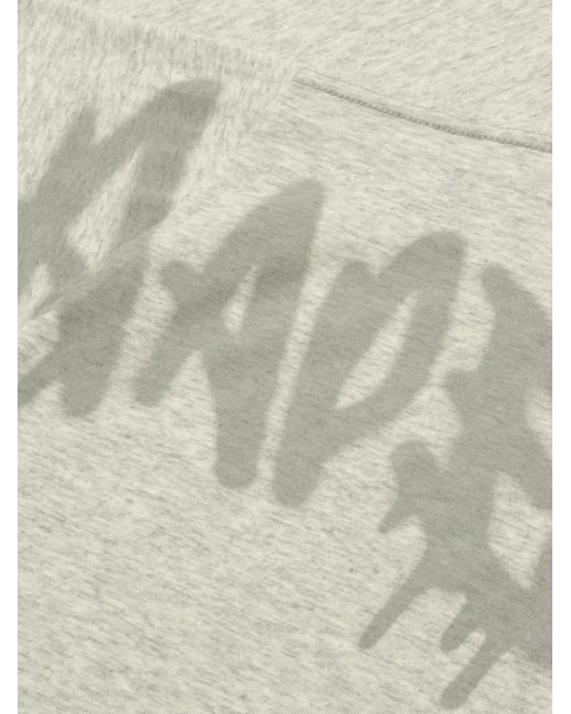 Aape By A Bathing Ape White Graphic-Print Cotton T-Shirt for men