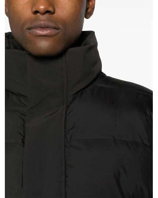 Calvin Klein Black High-Neck Puffer Jacket for men