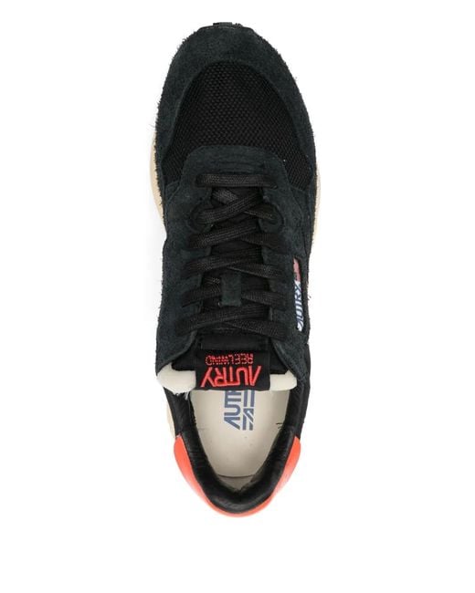 Autry Blue Sneakers With Accents And Textured Sole for men