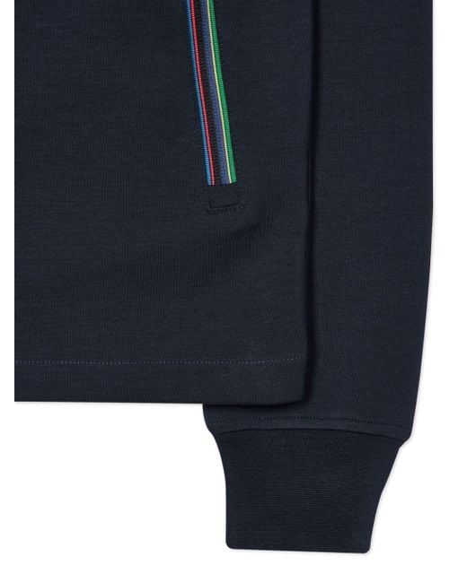 Paul Smith Blue Sports Stripe Sweatshirt for men