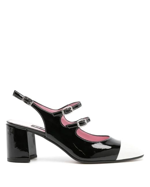 CAREL PARIS Black Pumps Aus Lackleder 60Mm
