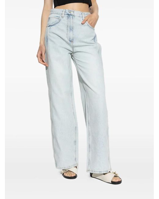 IRO Blue Cotton Jeans
