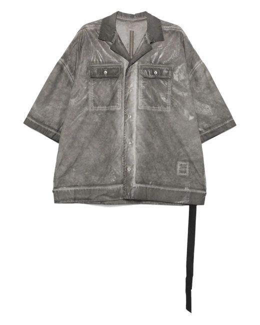 Rick Owens Gray Magnum Tommy Shirt for men