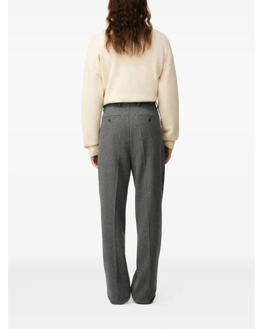 Pantaloni Sartoriali di AMI in Gray da Uomo