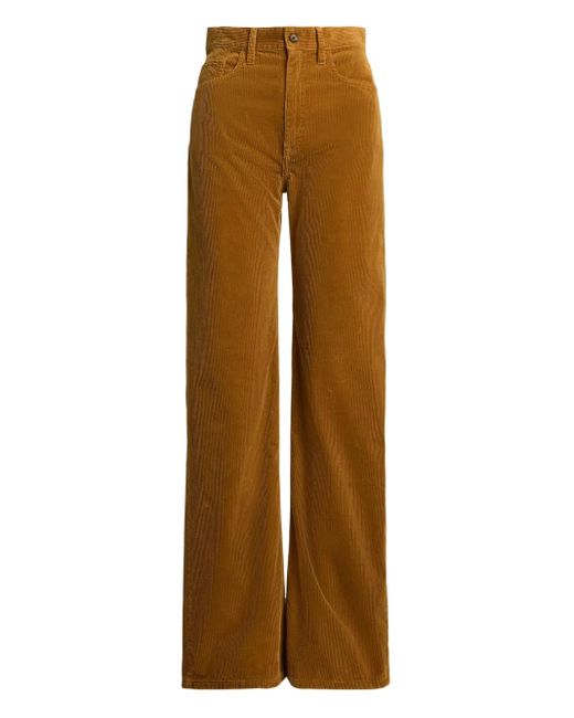 Polo Ralph Lauren Brown High-Waisted Trousers
