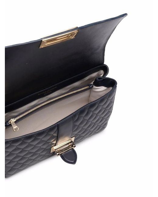 Aspinal Blue Lottie Crossbody Bag