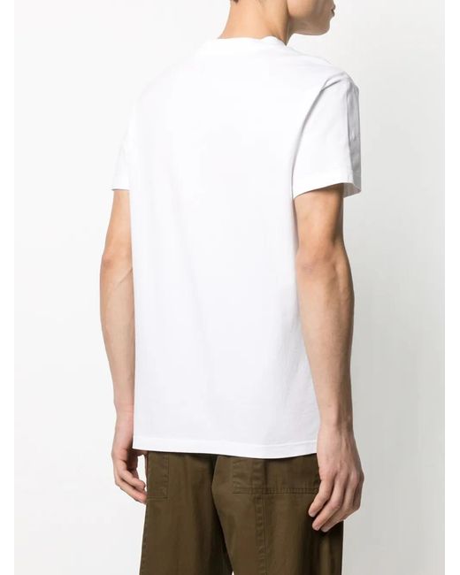 Viktor & Rolf White Eyelet & Stud T-Shirt for men