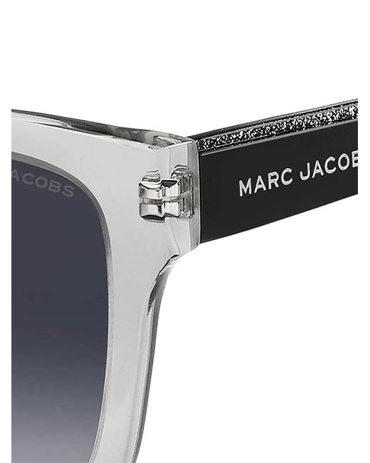 Marc Jacobs Blue Square-Shape Full-Rim Sunglasses