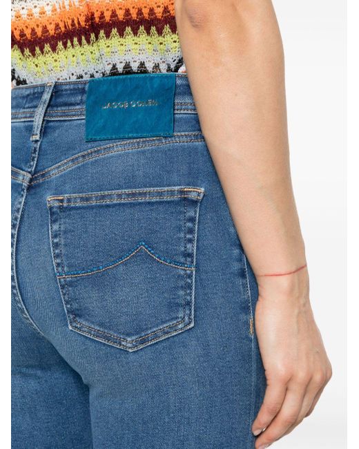 Jacob Cohen Blue Olivia High-Waisted Jeans