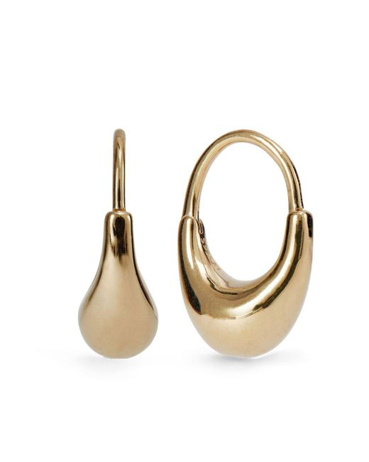 Otiumberg Metallic Small Roscida Hoop Earrings