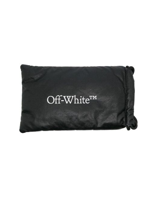 Off-White c/o Virgil Abloh Black Boston Logo-plaque Sunglasses