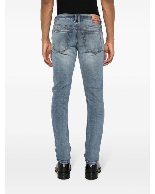 DIESEL Blue 1979 Sleenker Low-rise Skinny-cut Jeans for men