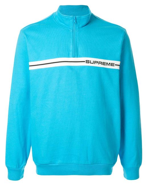 supreme half zip warm up