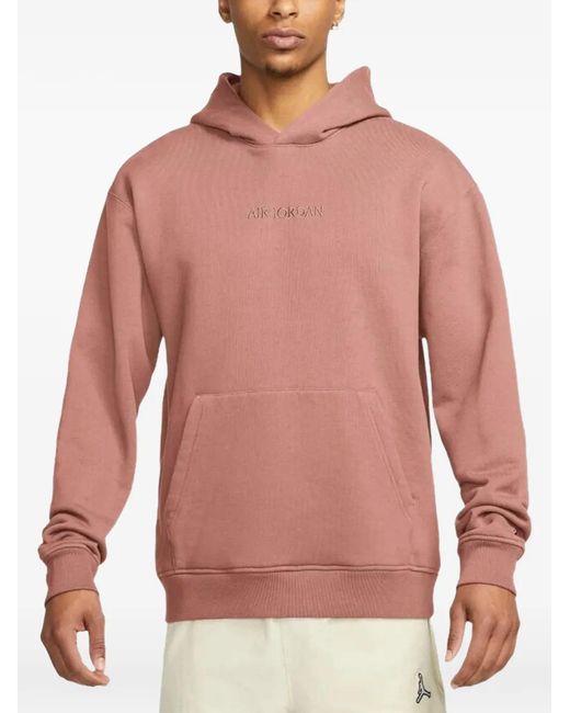 Nike Pink Wordmark Hoodie for men
