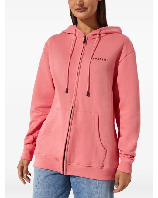 Buscemi Pink Zip-Up Sweatshirt