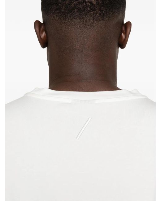 Thom Krom White Crew-Neck T-Shirt for men
