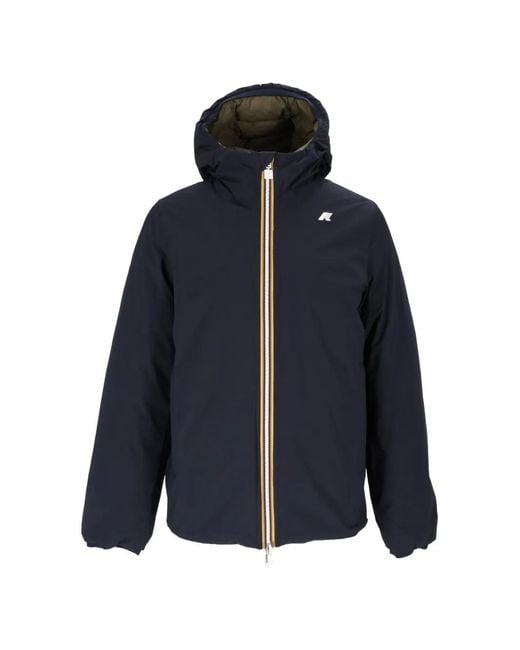 K-Way Natural Jack St Thermo Reversible Hooded Jacket for men