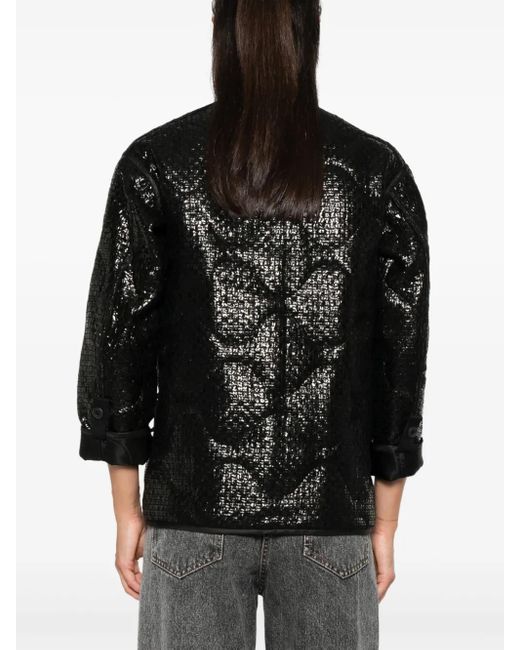 R13 Black Gothic Liner Jacket