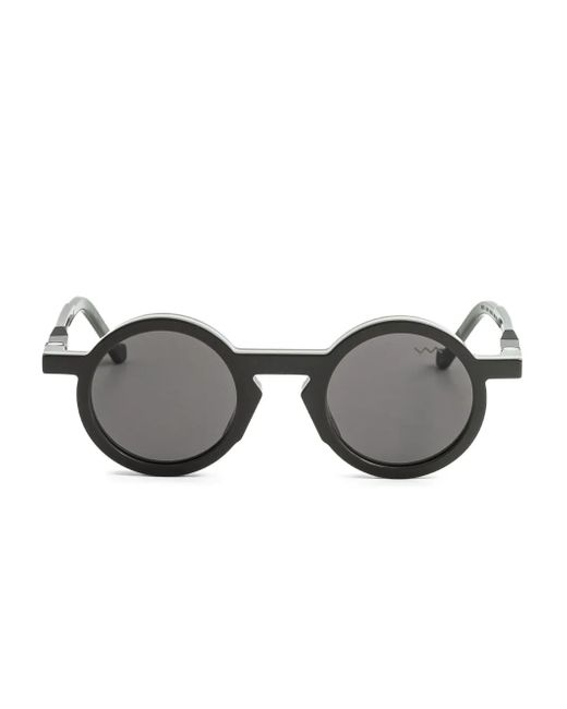 VAVA Eyewear Gray Round-Frame Sunglasses