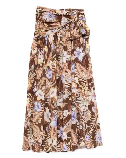 Zimmermann Coco マキシスカート Multicolor
