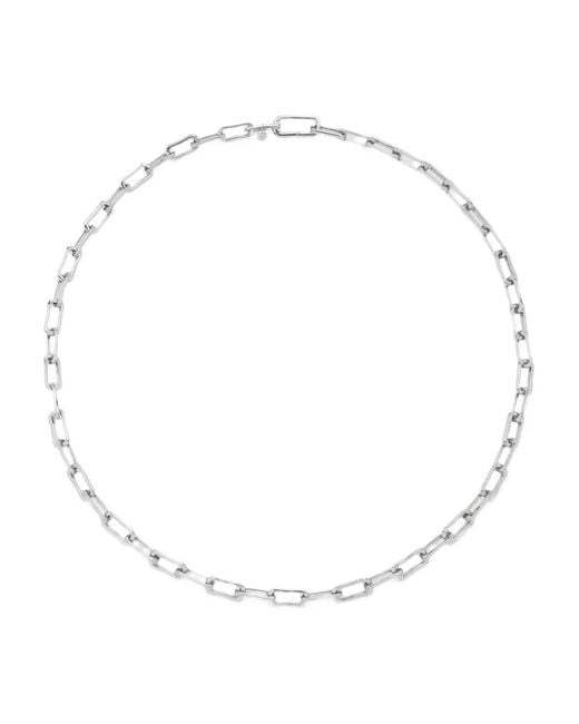 Monica Vinader White Mini Chain Necklace