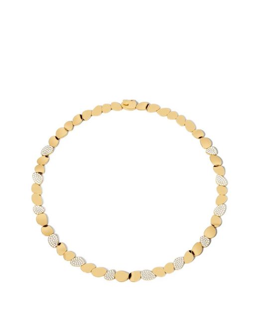 Apm Monaco Metallic Galet Choker Necklace