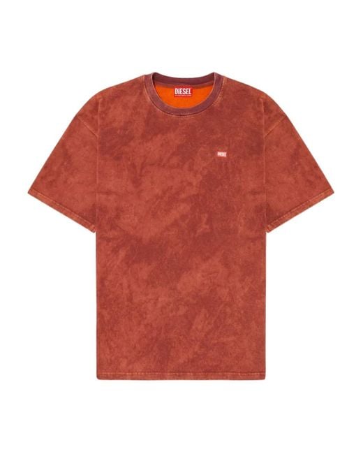 DIESEL Red T-Boxt-T4 T-Shirt for men