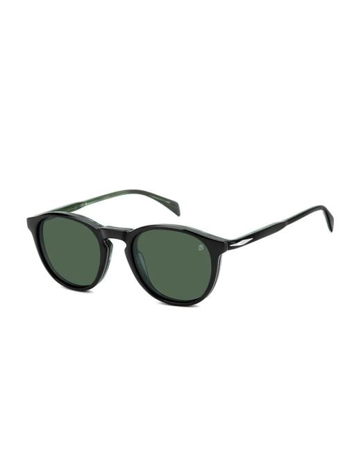 David Beckham Green Round Frame Glasses