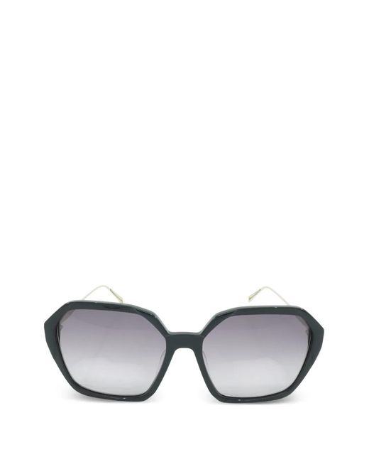 MCM Gray Geometric-Frame Sunglasses for men