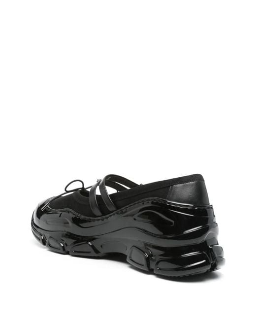 Simone Rocha Black Mesh Tracker Ballerina Flats